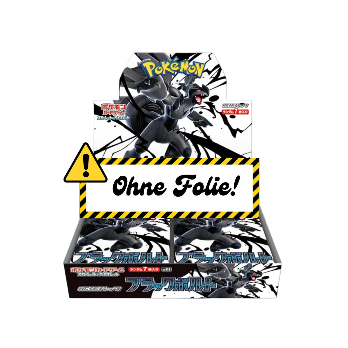 Black Bolt Display - Japanisch - Live Boxbreak - Chris - pokitrio