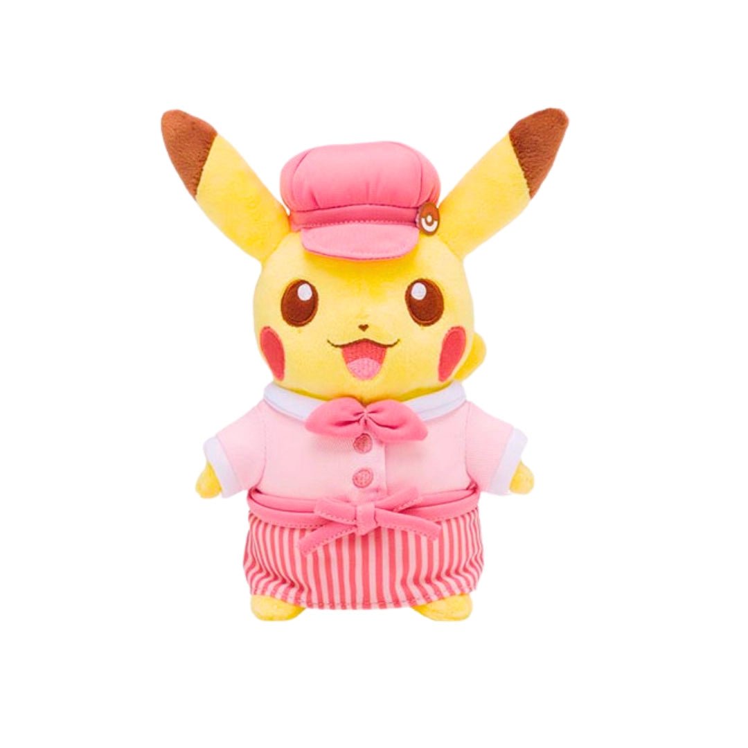 Pokémon Pikachu Plüsch Koch rosa Pokémon Café Japan – bei Pokitrio kaufen