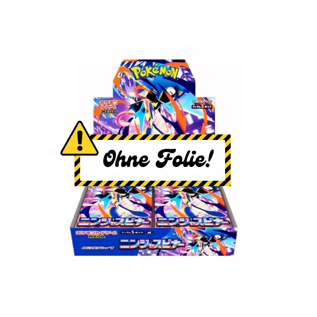 Pokemon Ninja Spinner Display - Japanisch - pokitrio