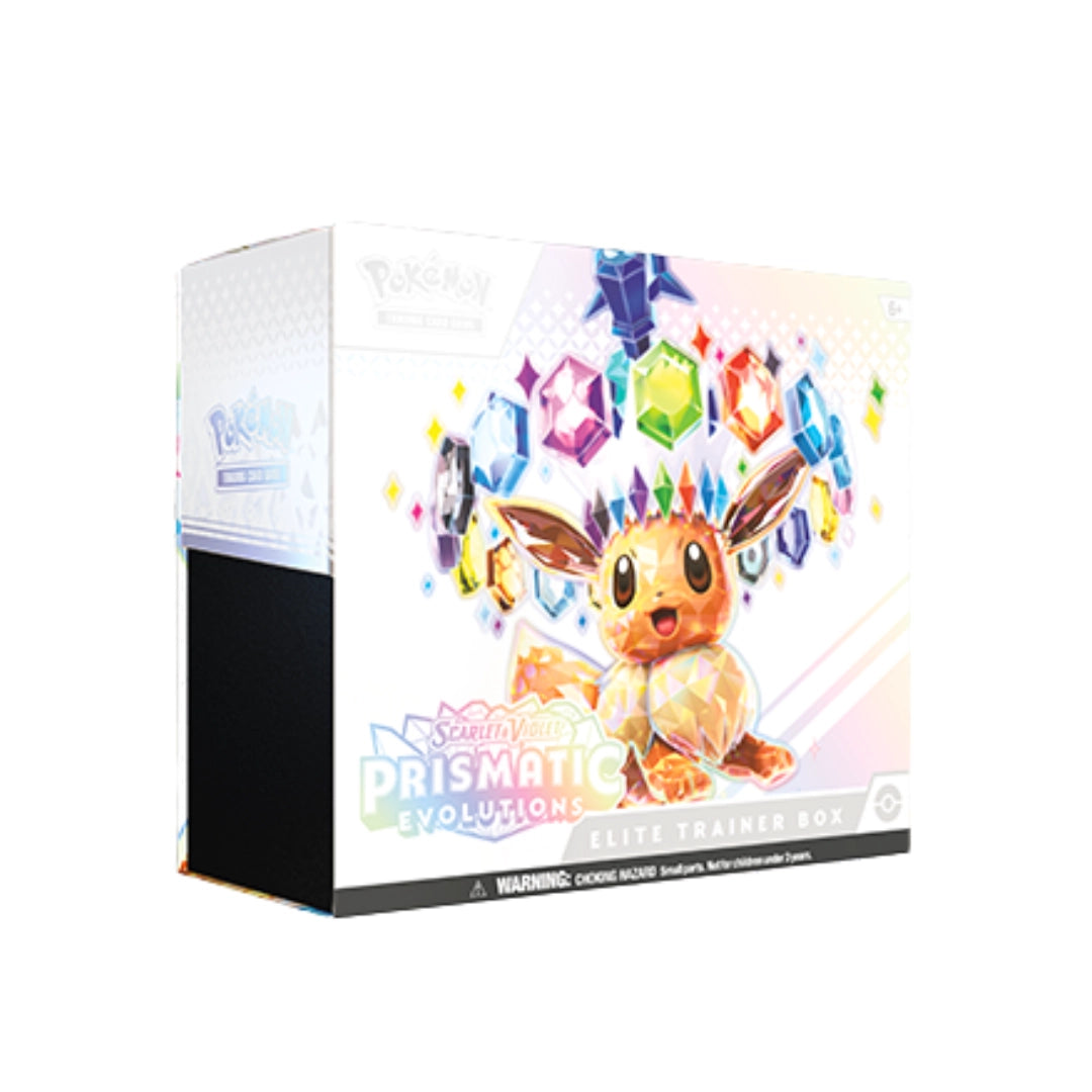 Pokémon Elite Trainer Box Prismatic Evolutions Englisch – ETB bei Pokitrio kaufen