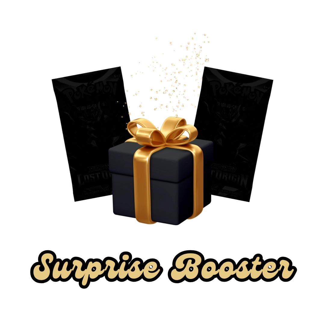 Pokémon Surprise Booster zufällig Deutsch Englisch Japanisch – bei Pokitrio kaufen