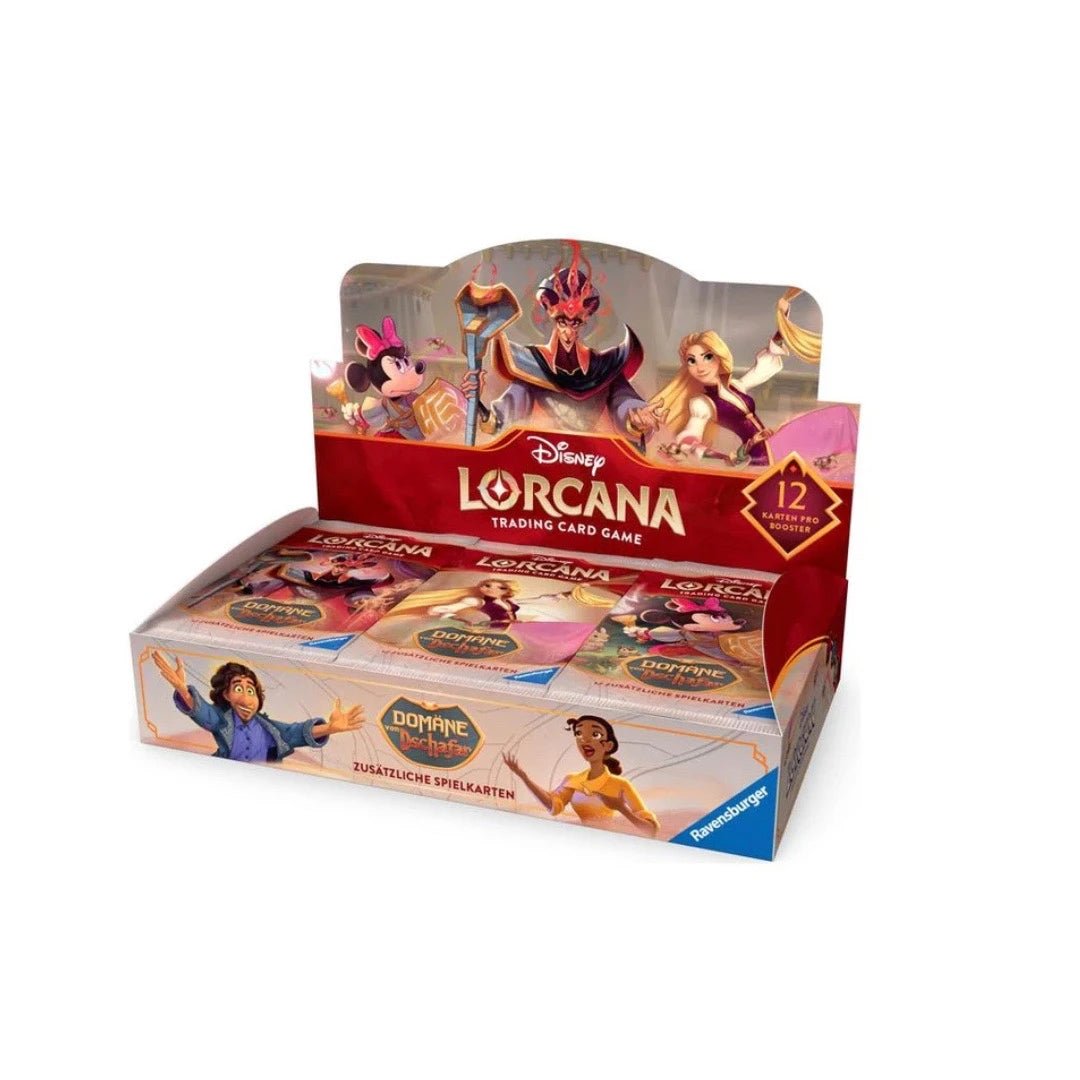 Disney Lorcana Booster Domäne von Dschafar Deutsch – Live Boxbreak bei Pokitrio