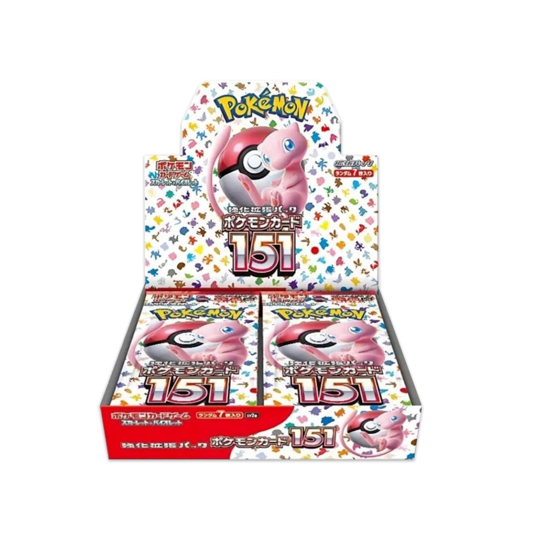 Pokémon Display 151 Japanisch – sv2a mit 20 Boostern bei Pokitrio kaufen