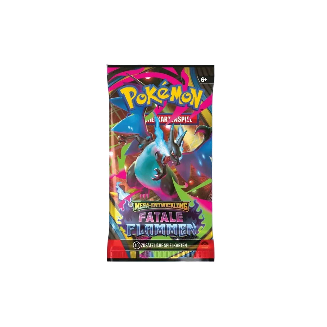 Pokémon Fatale Flammen Booster Deutsch – ME02 Live-Boxbreak bei Pokitrio