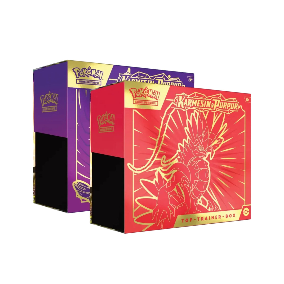 Pokémon Top Trainer Box Karmesin & Purpur Deutsch – KP1 bei Pokitrio kaufen