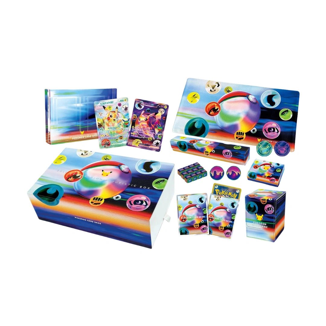 Pokémon 30th Celebration Futuristic Box Japanisch – Premium-Sammlerbox bei Pokitrio kaufen